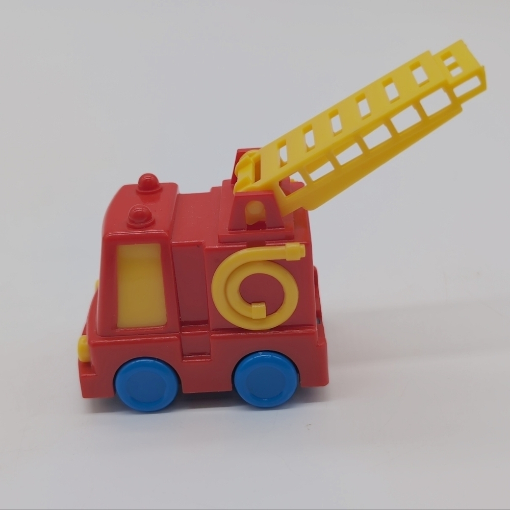 Pencil Sharpener Red and Yellow Toy ladder Fire Truck